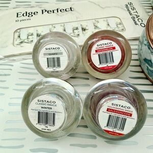 Sistaco Nail/Polish Jars - Quartz, Watermelon, Winter, Kaleidoscope